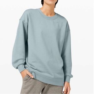 Lululemon Perfectly Oversized Crew Blue Cast